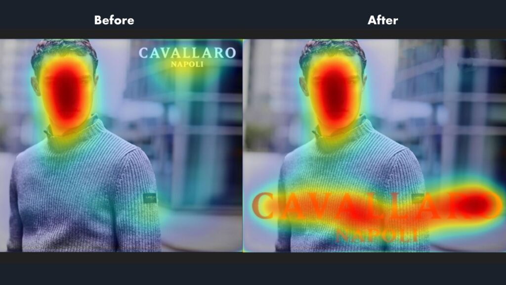AI Eye Tracking voorbeeld 
